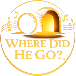 Where Did He Go circle logo